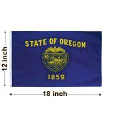12"x18" Oregon Nylon Outdoor Flag